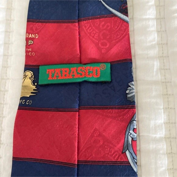 Tabasco GULF SHRIMP silk Tie - Picture 3 of 3